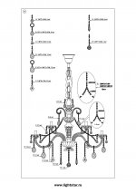 Люстра подвесная Lightstar 715187 Nativo