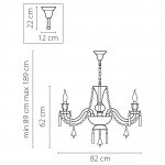 Люстра подвесная Lightstar 716084 Campana