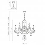 Люстра подвесная Lightstar 716154 Campana