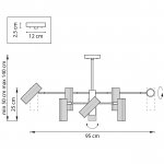 Люстра потолочная Roma Lightstar 718327