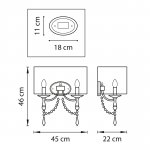 Светильник бра Lightstar 725623 Paralume