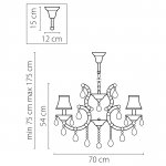 Люстра подвесная Lightstar 726081 Princia