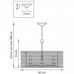 Люстра подвесная Zeta Lightstar 728063