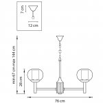 Люстра подвесная Lightstar 730063 Fiamma