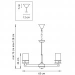 Люстра подвесная Lightstar 731067 Cero