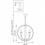 Люстра подвесная Lightstar 731247 Cero