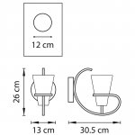 Светильник бра Lightstar 733617 Fiacolla
