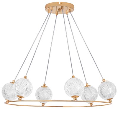 737063 Люстра ACRILE G9 6х6W(led) G9 ЗОЛОТО