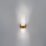 737652 Бра ACRILE 8W LED 520LM G ЗОЛОТО/ПРОЗРАЧНЫЙ 2700-4200-6400K