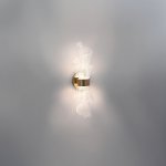 737672 Бра ACRILE 8W LED 1100LM G ЗОЛОТО/ПРОЗРАЧНЫЙ 2700-4200-6400K