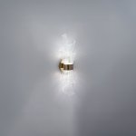 737672 Бра ACRILE 8W LED 1100LM G ЗОЛОТО/ПРОЗРАЧНЫЙ 2700-4200-6400K