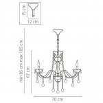 Люстра подвесная Lightstar 738082 Vidare