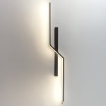 739637 Бра PALLA 23W LED 636LM 120G ЧЕРНЫЙ 3000K
