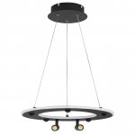 740447 Люстра DIVE LED 60W 3200LM G ЧЕРНЫЙ 3000/4000/6000K