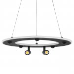 740447 Люстра DIVE LED 60W 3200LM G ЧЕРНЫЙ 3000/4000/6000K