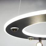 740447 Люстра DIVE LED 60W 3200LM G ЧЕРНЫЙ 3000/4000/6000K