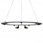 740467 Люстра DIVE LED 90W 4900LM G ЧЕРНЫЙ 3000/4000/6000K