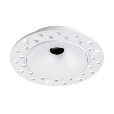 074106-01 Рамка скрытого монтажа вогнутая д/светильников 0741х6 (D65) SPIRA БЕЛЫЙ