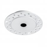 074106-02 Рамка скрытого монтажа плоская д/светильников 0741х6 (D65) SPIRA БЕЛЫЙ