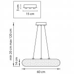 Люстра подвесная Lightstar 741104 Onda