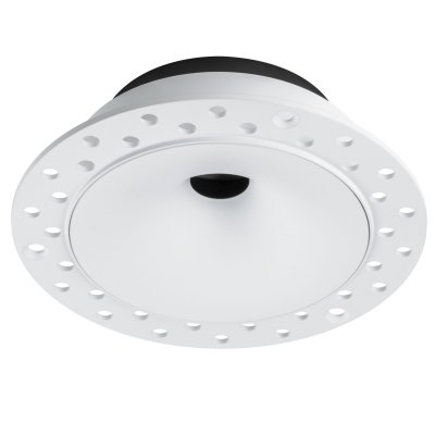 074206-01 Рамка скрытого монтажа вогнутая д/светильников 0742х6 (D85) SPIRA БЕЛЫЙ