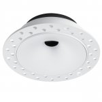 074206-01 Рамка скрытого монтажа вогнутая д/светильников 0742х6 (D85) SPIRA БЕЛЫЙ