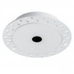 074206-02 Рамка скрытого монтажа плоская д/светильников 0742х6 (D85) SPIRA БЕЛЫЙ