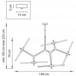 Люстра подвесная Lightstar 742106 Struttura