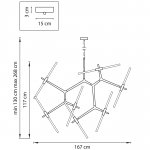 Люстра подвесная Lightstar 742146 Struttura