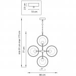 Люстра подвесная Lightstar 745057 Alfa