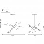 Люстра подвесная Bergamo Lightstar 745247
