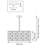 Люстра потолочная Lightstar 746068 Amerigo