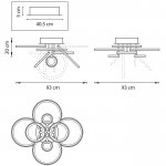Люстра потолочная Lightstar 749094 Breve