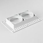 075226-01 Рамка скрытого монтажа квадратная 2x STELLA к 075xxх БЕЛЫЙ МАТОВЫЙ