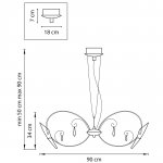 Люстра подвесная Lightstar 755084 Scarabeo
