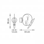 Светильник бра Lightstar 755614 Scarabeo