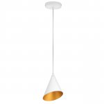 757006 Люстра CONE GW 1х6W(led) G9 БЕЛЫЙ/ЗОЛОТО