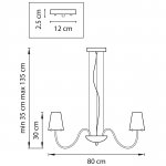 Люстра подвесная Lightstar 758082 Diafano