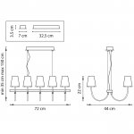 Люстра подвесная Lightstar 758102 Diafano