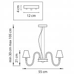 Люстра подвесная Lightstar 760086 Bianco