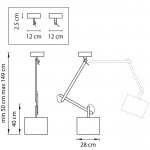 Подвесной светильник на штанге Lightstar 766019 Meccano