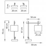 Настольная лампа Lightstar 766919 Meccano