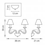Светильник бра Lightstar 782620 Esedra