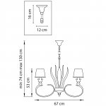 Люстра подвесная Lightstar 783061 Antique
