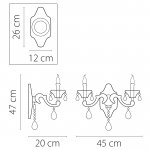 Светильник бра Lightstar 786622 Ampollo