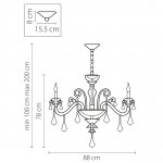 Люстра подвесная Lightstar 788084 Lusso