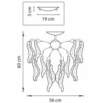 Люстра потолочная Lightstar 793095 Vetro colore