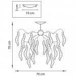 Люстра потолочная Lightstar 793125 Vetro colore