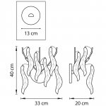 Светильник бра Lightstar 793634 Vetro cristallo