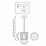 Подвесной светильник Lightstar 795314 Cristallo